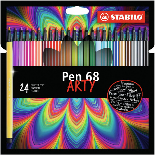 Flomasteri STABILO Pen 68 Arty set 1/24