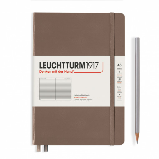 Notebook Medium (A5) Hardcover, Linije, Warm Earth