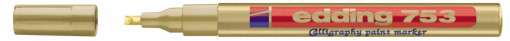 Paint marker E-753, kaligrafski vrh 1-2,5mm