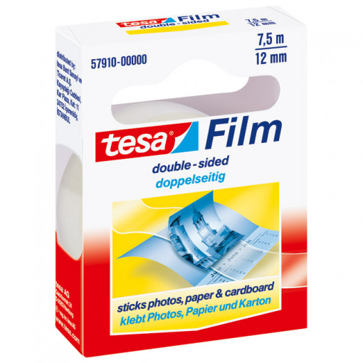 Traka lepljiva obostrana 12mm/7,5m Tesafilm Tesa 57910