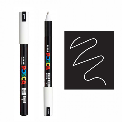 Uni Posca Paint Marker Pen PC-1MR - White