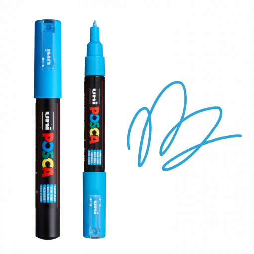 UNI Posca PC-1M Svetlo plava (light blue)