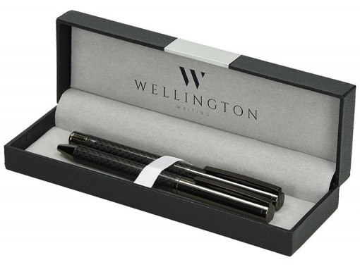 WELLINGTON SET CAROON HO+RO+ETUI ANTRACI