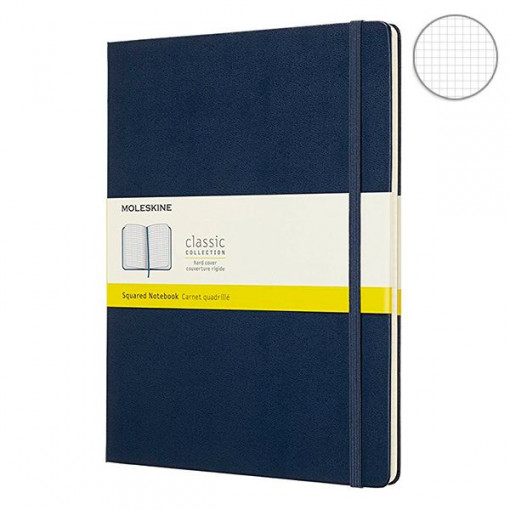 Moleskine Notebook XL SQUARD Blue HARD