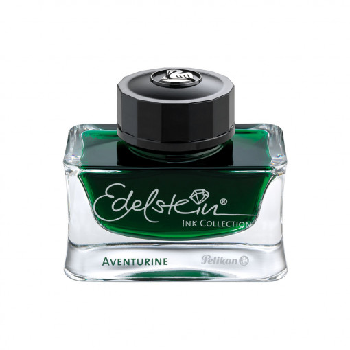 Tinta za nalivpero bočica 50ml Edelstein Pelikan 339366 tamno zelena (aventurine)
