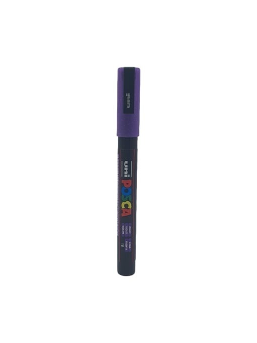 UNI MARKER PC-3ML LJUBIČASTI SA ŠLJOKICAMA