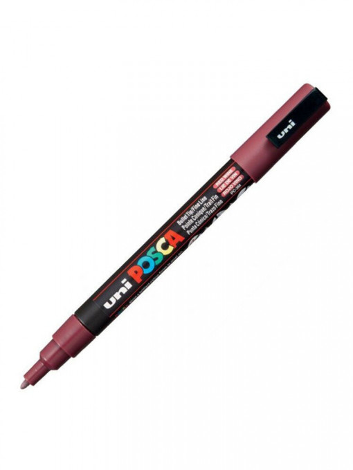 Uni Posca Paint Marker Pen PC-3M - Red Wine