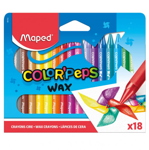 VOŠTANE BOJICE MAPED COLOR`PEPS WAX 1/18