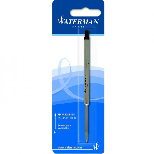 WATERMAN refil za hemijsku olovku plavi M blister S94449