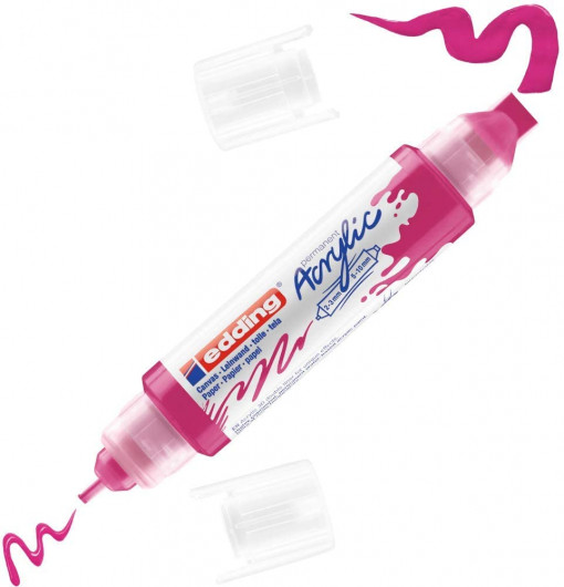 Akrilni marker E-5400 double-liner sa dva vrha