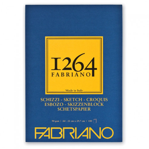 Blok Sketches A4 100L 90g (natural grain) 1264 Fabriano