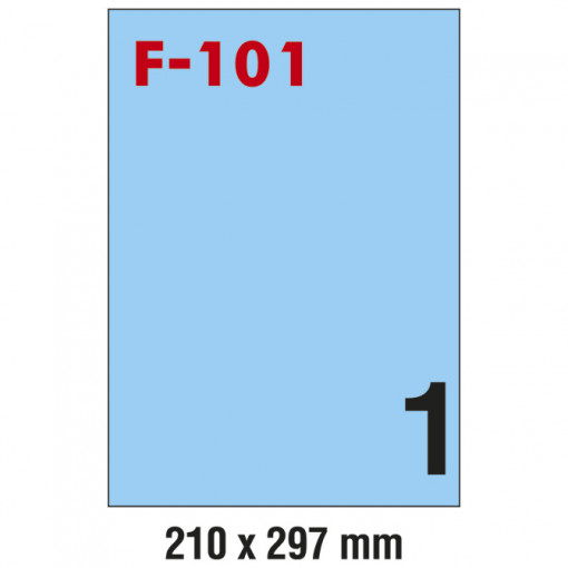 Etikete ILK 210x297mm pk100L Fornax F-100 plave