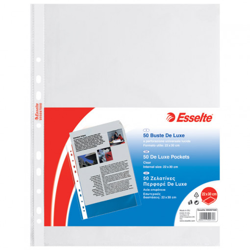 Fascikla uložna A4 90my pp sjajni Copy Safe pk50 Esselte 509750