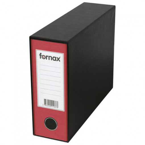 Registrator A5 široki u crnoj kutiji Prestige Fornax crveni