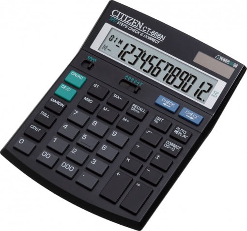 Stoni poslovni kalkulator Citizen CT-666N, 12 cifara