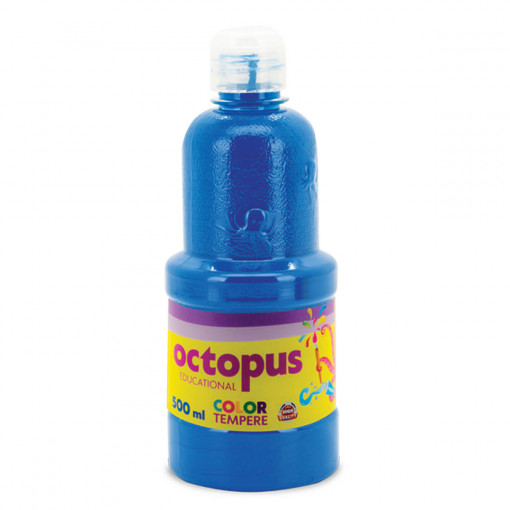 Tempera 500ml plava octopus unl-1130