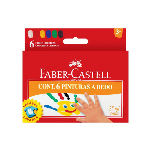 Tempere Za Prste 1/6 Faber Castell