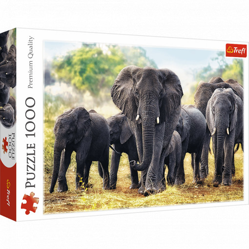 Trefl puzzle African elephants 1000 delova