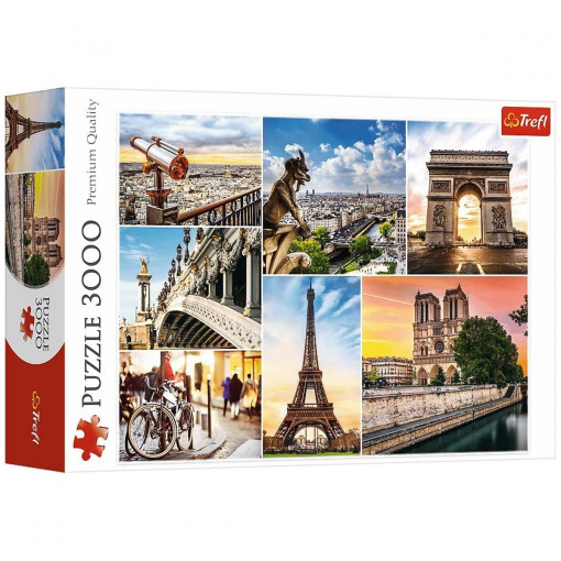 Trefl Puzzle Magic of Paris - collage 3000 delova