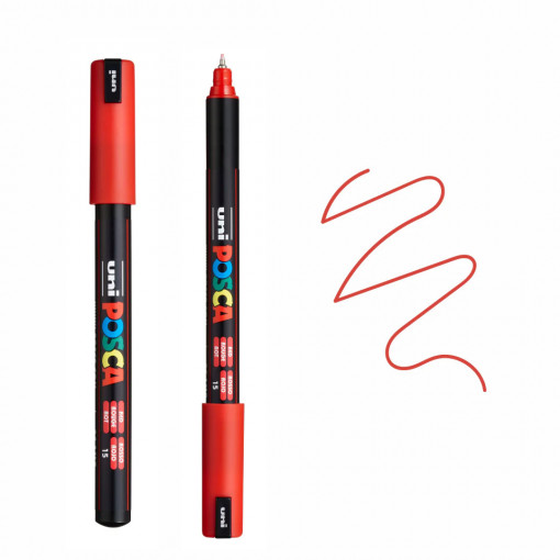 Uni Posca Paint Marker Pen PC-1MR - Red