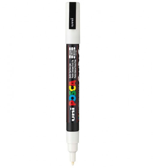 Uni Posca Paint Marker Pen PC-3M - white