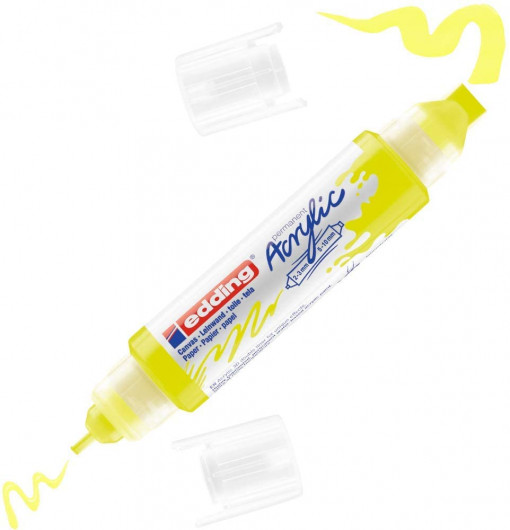 Akrilni marker E-5400 double-liner sa dva vrha