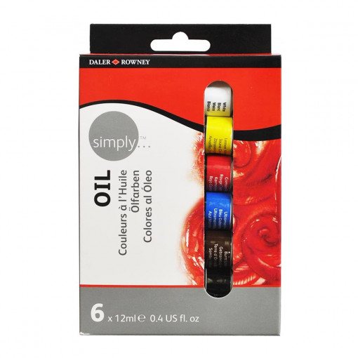 Boja uljana 6/1 set 6x12ml 118500006 simply