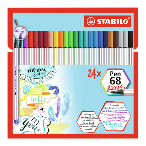 Četkica flomasteri STABILO Pen 68 brush set 1/24