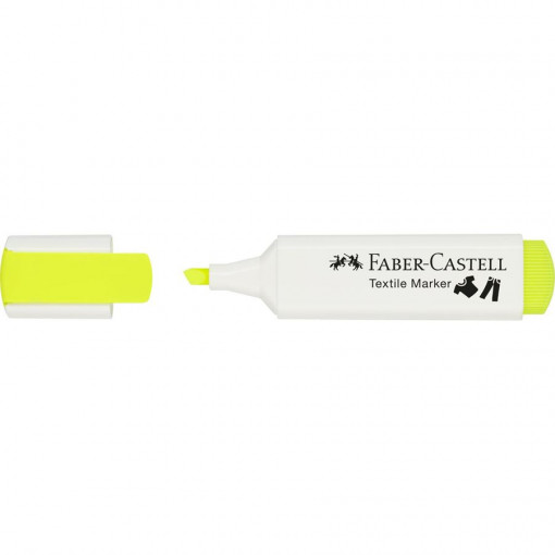 Faber Castell marker za tekstil neon žuti