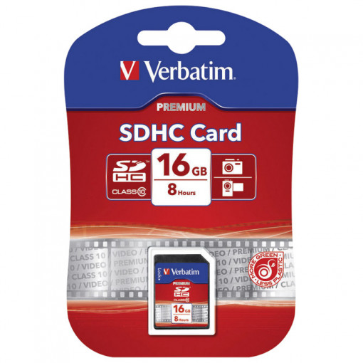 Kartica memorijska SDHC 16GB (class 10) Verbatim 43962 blister