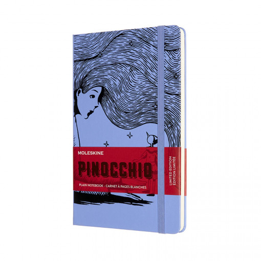 Moleskine LE Pinocchio Notebook, Hard Cover, Large,Plain/Blank, The Fairy, 240 strana