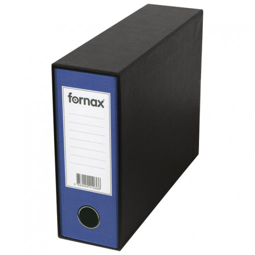 Registrator A5 široki u crnoj kutiji Prestige Fornax plavi