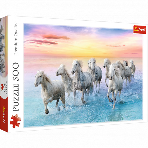 Trefl Puzzle Galloping white horses 500 delova