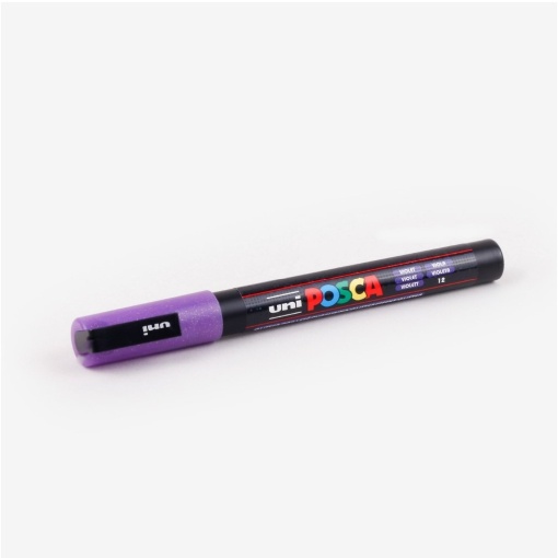 UNI MARKER PC-3ML ROZE SA ŠLJOKICAMA POSCA