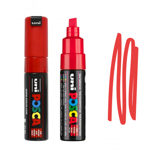 Uni Posca Paint Marker Pen PC-8K - Red