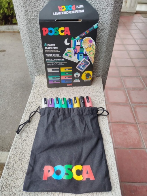 Uni Set PC-5M 8 kom + platnena torbica