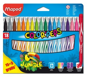 MAPED FLOMASTER JUNGLE 14+4