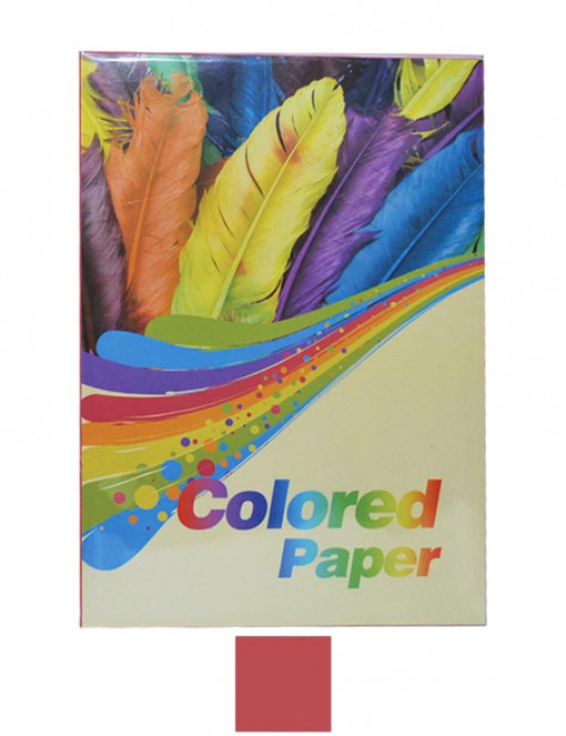 Papir A4 500l crveni