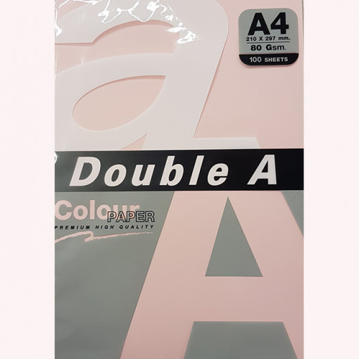 Papir A4 Double 80g 100l Pink