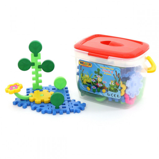 Plastične puzzle flora 91 delova