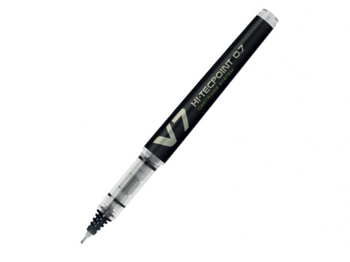ROLER PILOT V7 HI-TECPOINT 0.7 REFILLABLE CRNI