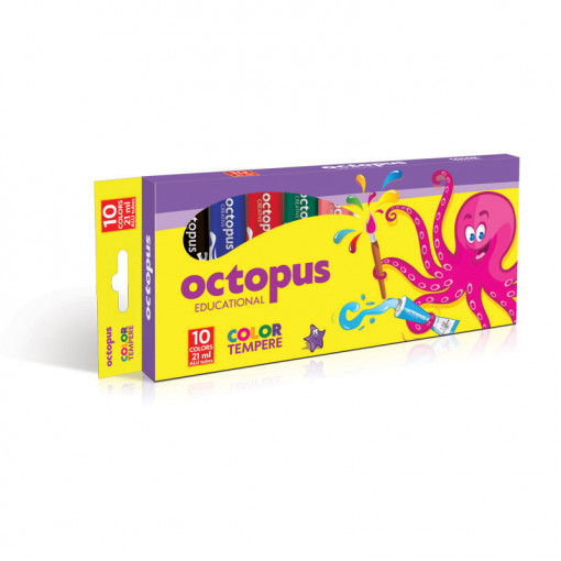 Tempera octopus 21ml 10/1 kartonsko pakovanje unl-0097