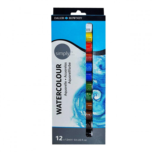 Tempere 12/1 watercolour set 12x12ml 134500100 simply