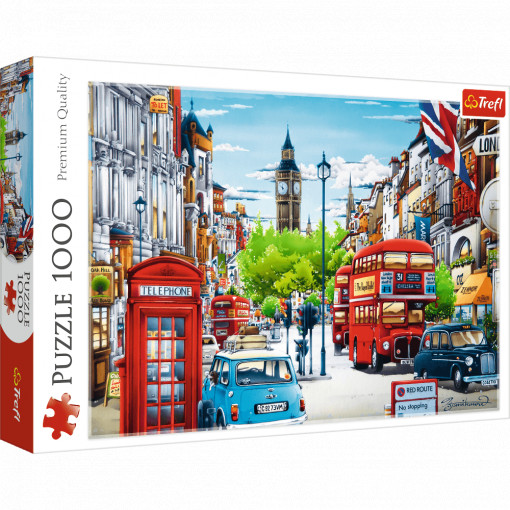 Trefl Puzzle London street 1000 delova