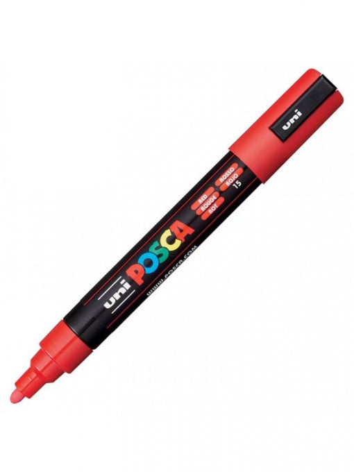 Uni Posca Paint Marker Pen PC-5M - Red