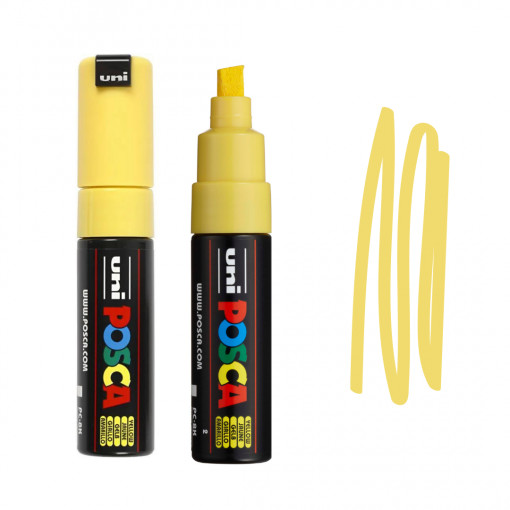Uni Posca Paint Marker Pen PC-8K - Yellow