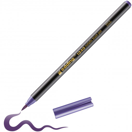 Brush flomasteri E-1340, 1-6 mm metalik
