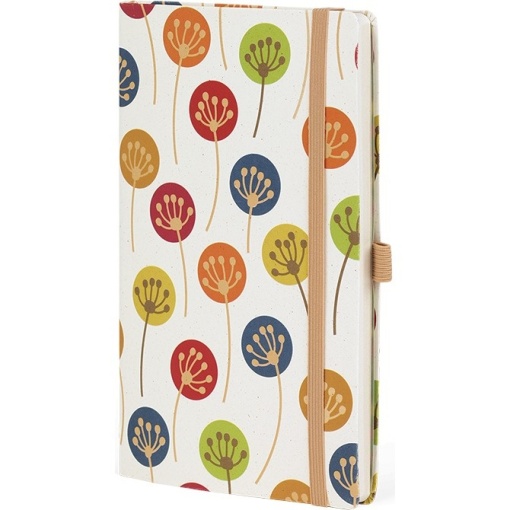 Notes 13x21cm linije 192strane s gumicom Appeel Spring
