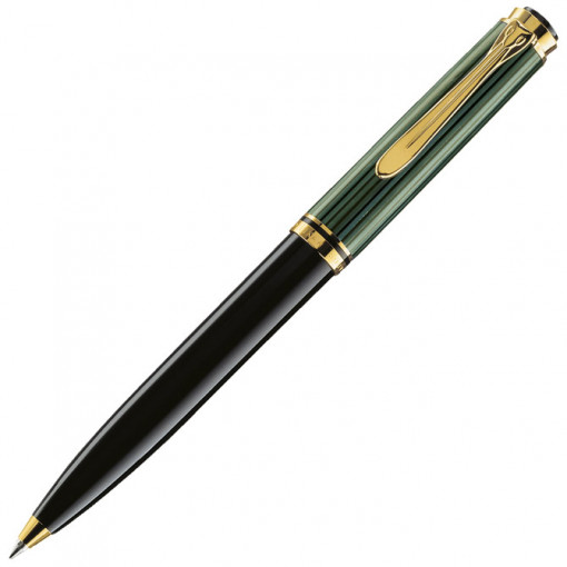Olovka hemijska Souveran K600+poklon kutija G15 Pelikan 980086 crno-zelena