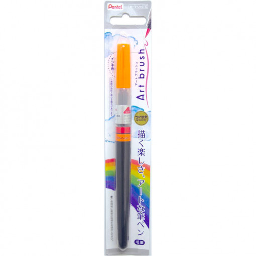 Pentel ARTS četkica sa tečnom bojom ORANŽ